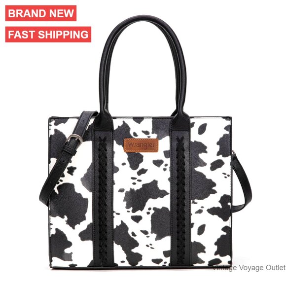 Handbags - Large Vegan Leather Tote Bag with Adjustable Strap for Work Essentials